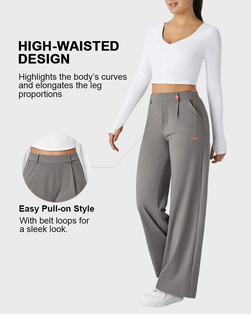 High Waisted Work Pants for Women