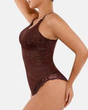 Lace Shapewear Thong Tummy Control Bodysuit