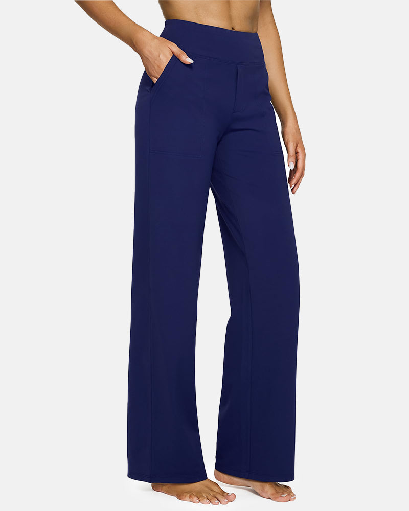 Women's Slimming High-Waist Wide Leg Pants