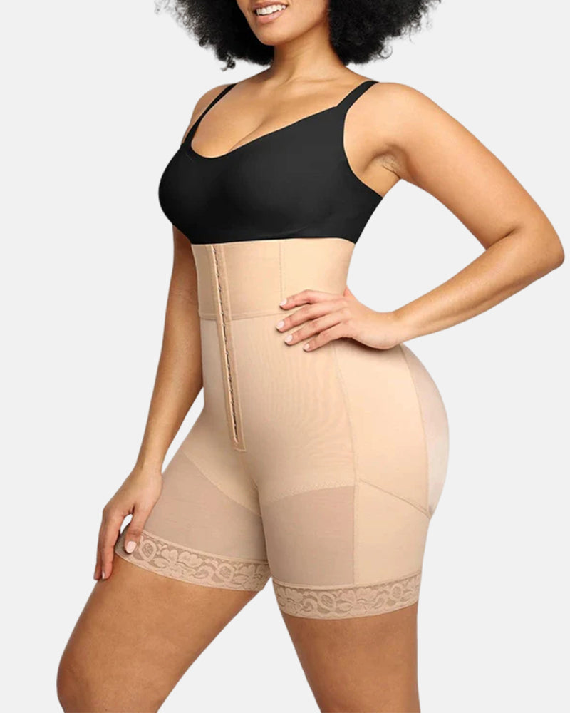 Double-Layer Tummy Control BBL High Waist Girdle Shorts