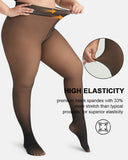 Warm Fleece Tights Slim Fit Tummy Control For Every Skin Tone