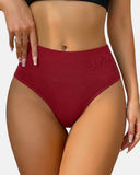 Tangas sin costura de cintura alta con control de abdomen para mujer