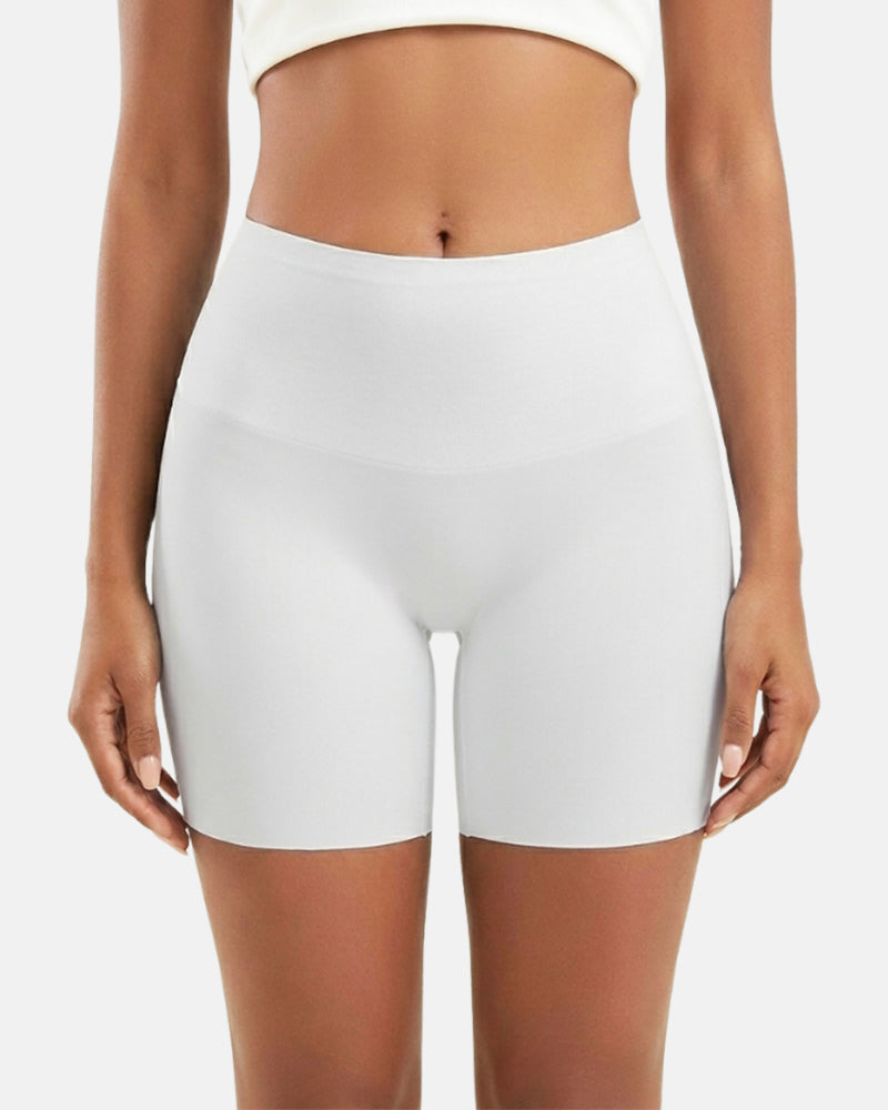 Pantalones cortos de faja sin costuras de cintura alta que controlan el abdomen