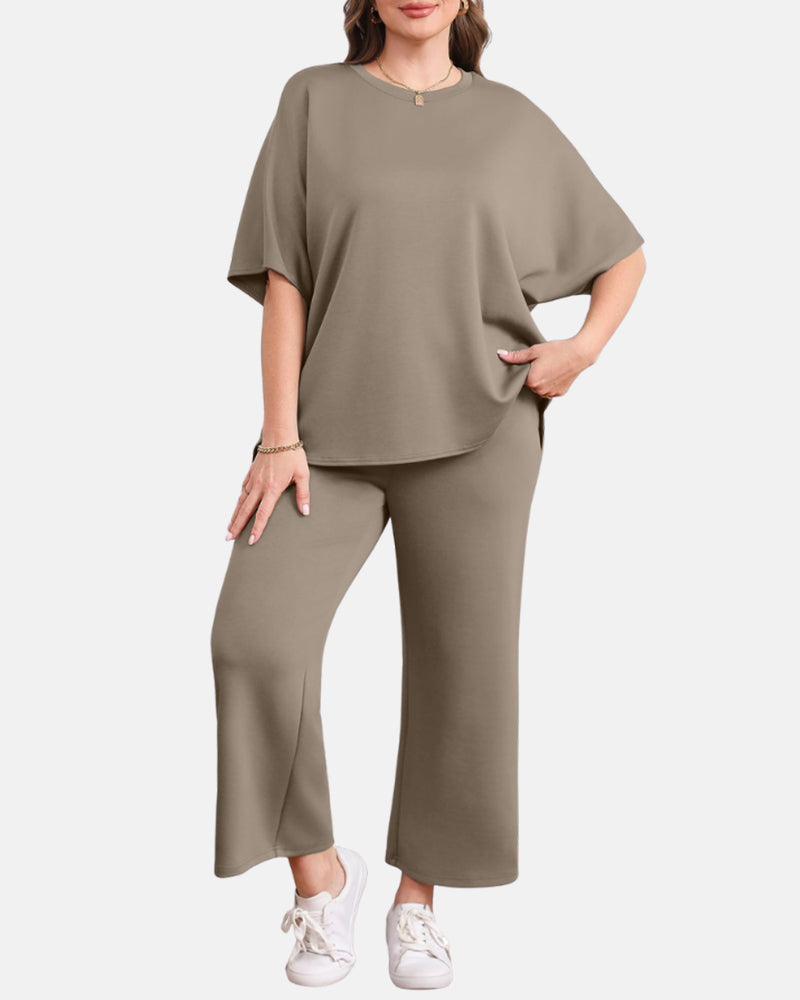 Conjunto de Salón Relax AERIA™ – Edición Pantalones de Pierna Ancha
