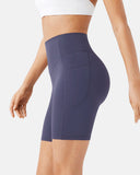 High Waisted Scrunch Butt Lifting Tummy Control Pocket Biker Shorts