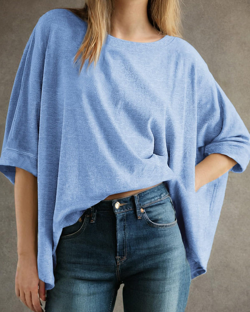 Soft Everyday Oversized Solid T-Shirt