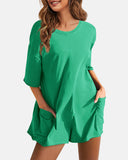 Women’s Loose-Fitting Casual Jumpsuit