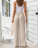 Pantalones Palazzo Anchos Ligeros para Mujer