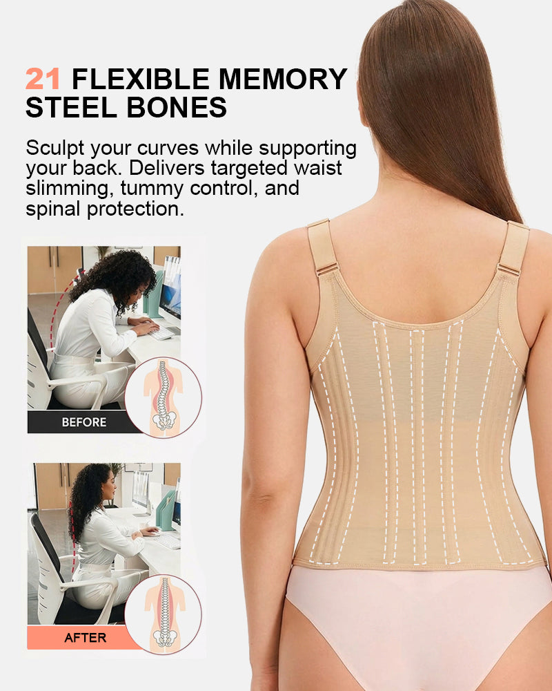 Faja Chaleco Control Abdomen Reductora Cintura