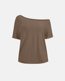 Solid Color Minimalist Loose Fit Short Sleeve T-shirt