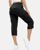 Pantalones Capri Cargo Ligeros Casuales de Verano para Mujer