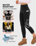 Winter Essentials High-Waisted Fleece Leggings with Pockets