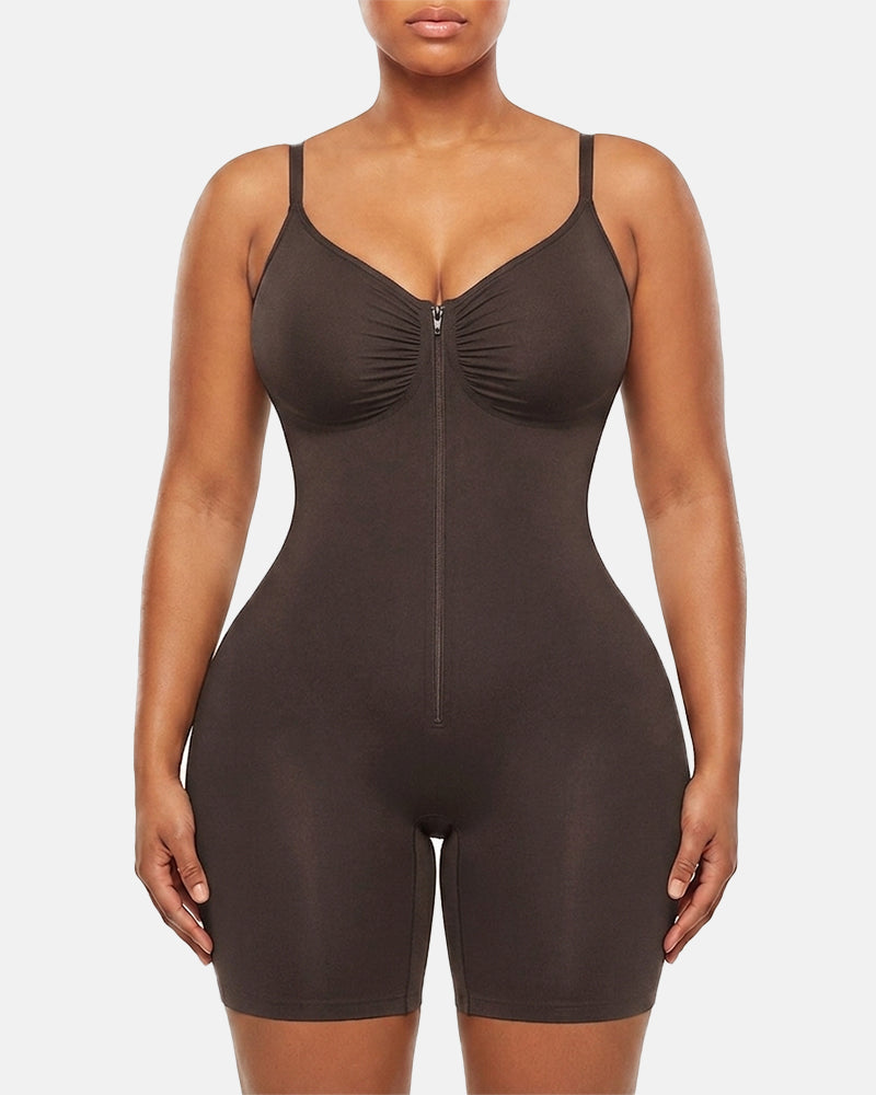 Bodysuit elástico con cremallera: sujeción moldeadora y comodidad durante todo el día