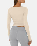 Slim-Fit Square Neck Top