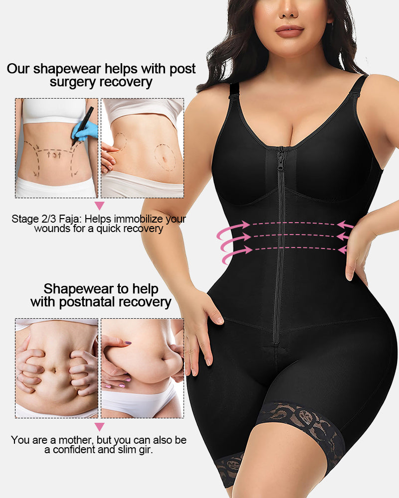 Colombian Postpartum Faja – Medical-Grade Full Body Shaper