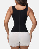 Double-Layer Tummy Control Waist Shaper Vest With Bra
