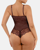 Lace Shapewear Thong Tummy Control Bodysuit