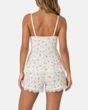 Tan suave, tan sexy – Conjunto de pijama con camisola de encaje Slomra