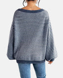 Women's Striped Knit Top