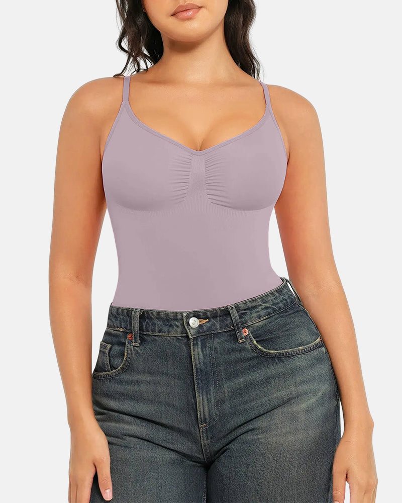 Tummy Control Seamless Thong Bodysuit