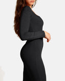 All-in-One Shapewear Dress with Built-In Bra