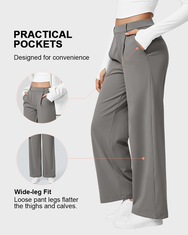 High Waisted Work Pants for Women