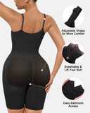 Women Tummy Control Bodysuit Mid Thigh Body Shaper