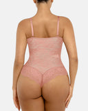 Lace Shapewear Thong Tummy Control Bodysuit