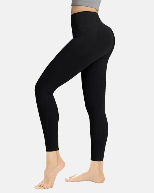 Tummy Control Butt Lifting Seamless Leggings with Pockets Squat Proof