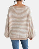 Women's Striped Knit Top
