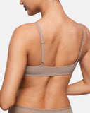 Bralette de Triángulo Sin Costuras para Mujer, Sujetador Cómodo Sin Aros