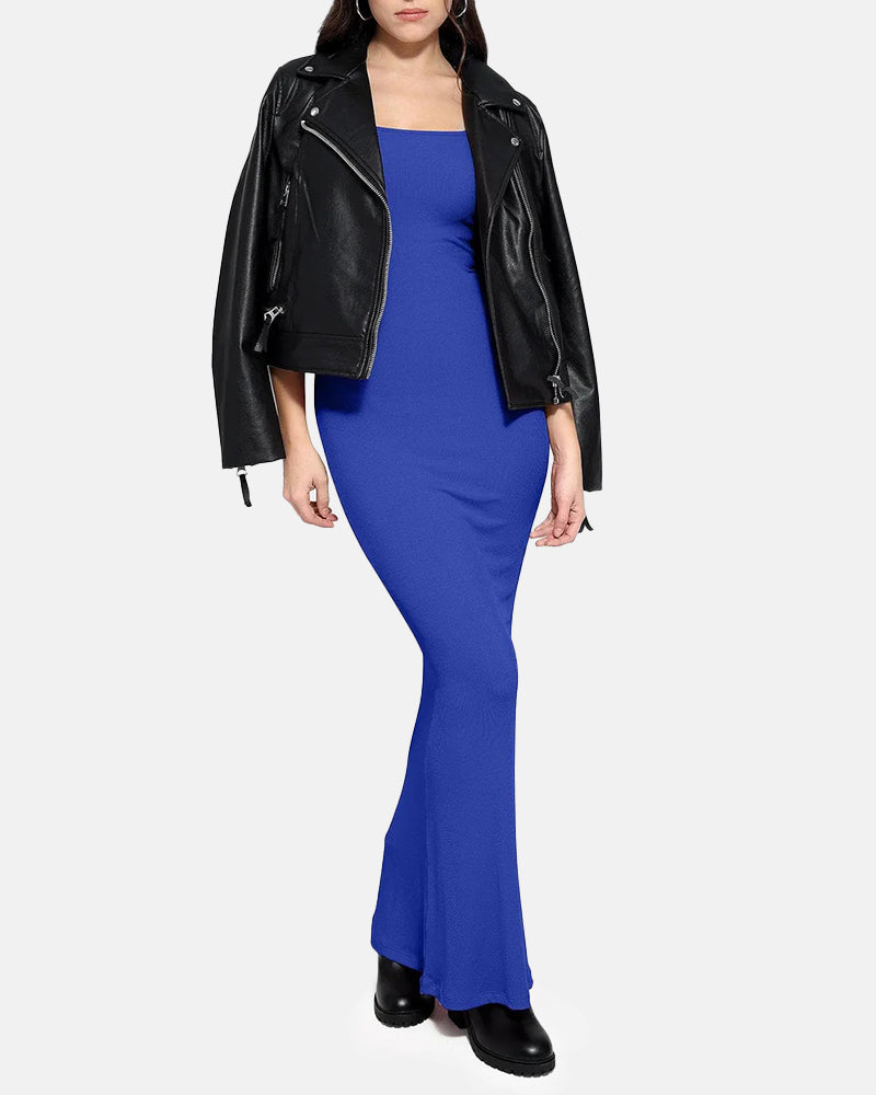 All-in-One Shapewear Dress with Built-In Bra