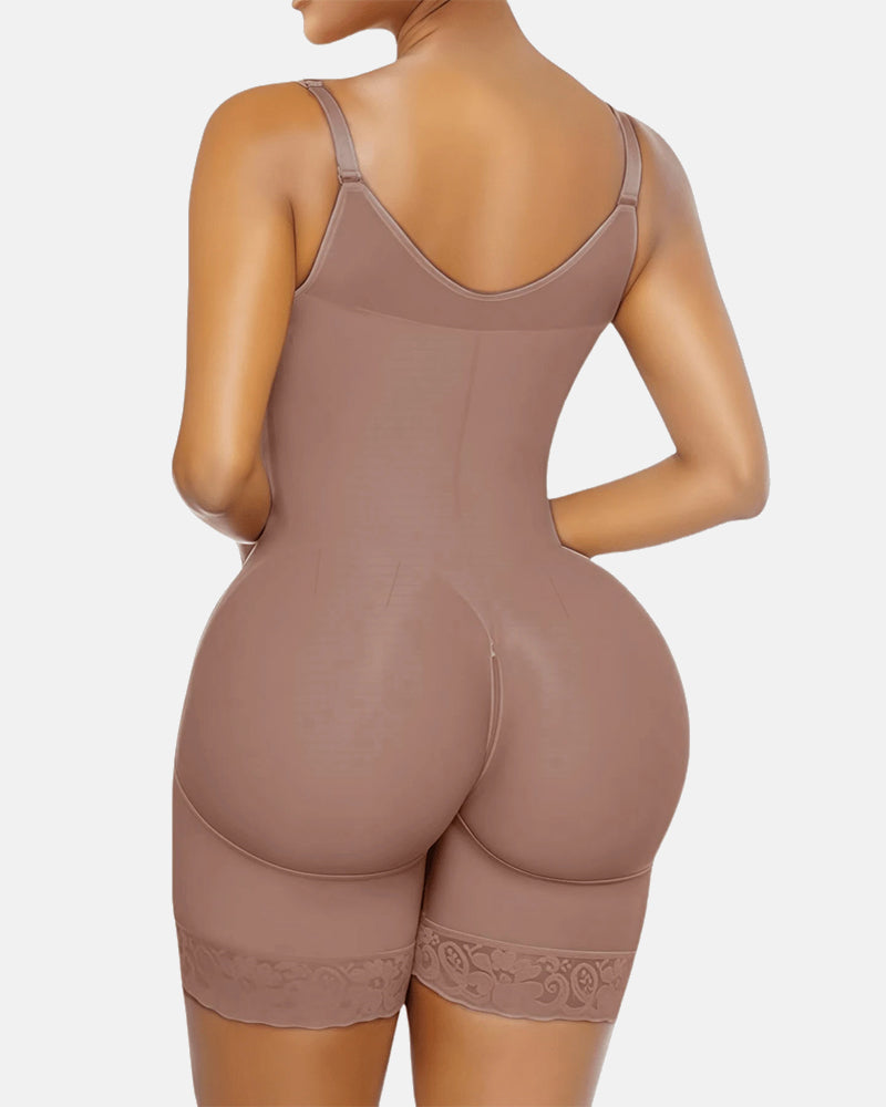 Overbust Fajas Colombianas Shapewear for Women Tummy Control Brief Shaper for Summer Shorts and Skirts