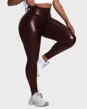 Ultra-Warm Fleece Lined Faux Leather Leggings for Women