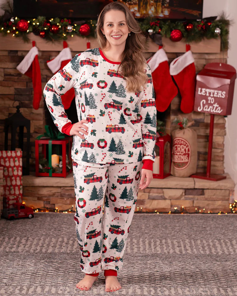 Christmas Family Matching Pajama Sets - Soft & Festive
