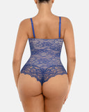 Lace Shapewear Thong Tummy Control Bodysuit