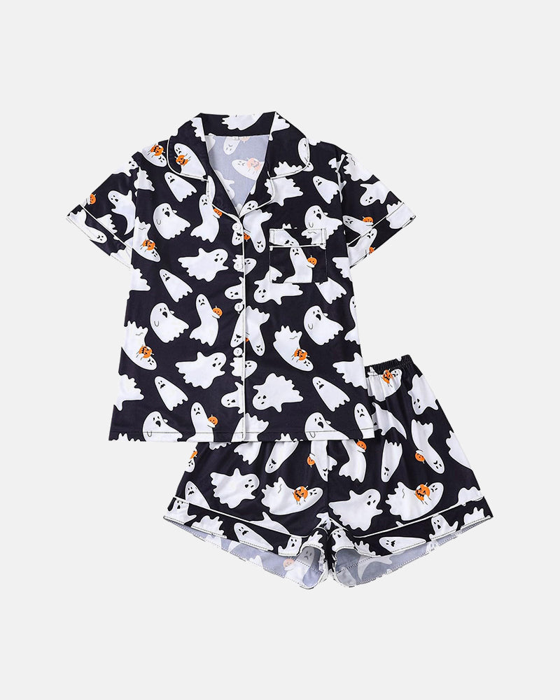 2025 Happy Hallowee Pajama Sets For Women