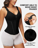 Double-Layer Tummy Control Waist Shaper Vest With Bra