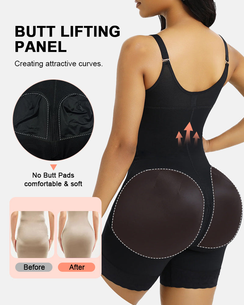 Overbust Fajas Colombianas Shapewear for Women Tummy Control Brief Shaper for Summer Shorts and Skirts