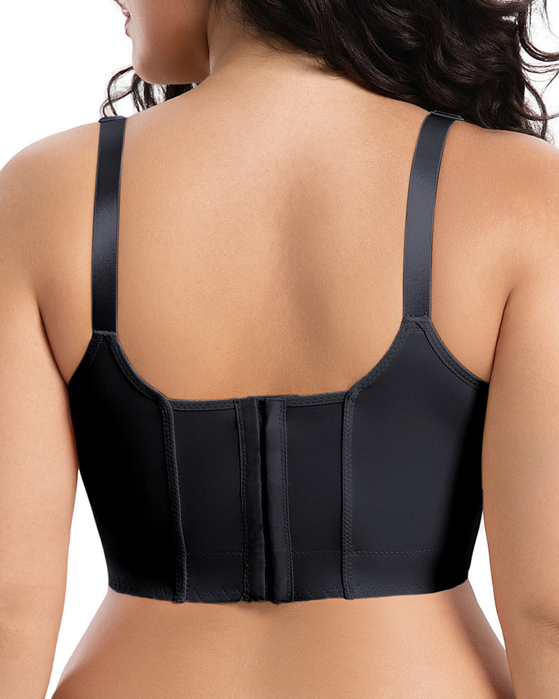 Lace Full Back Support Bra Shape Plus Size Adjustable Straps