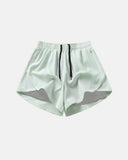 Pantalones cortos casuales de verano de dos piezas simuladas deportivos