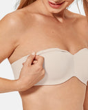 Full Support Non-Slip Strapless Minimizer Bra