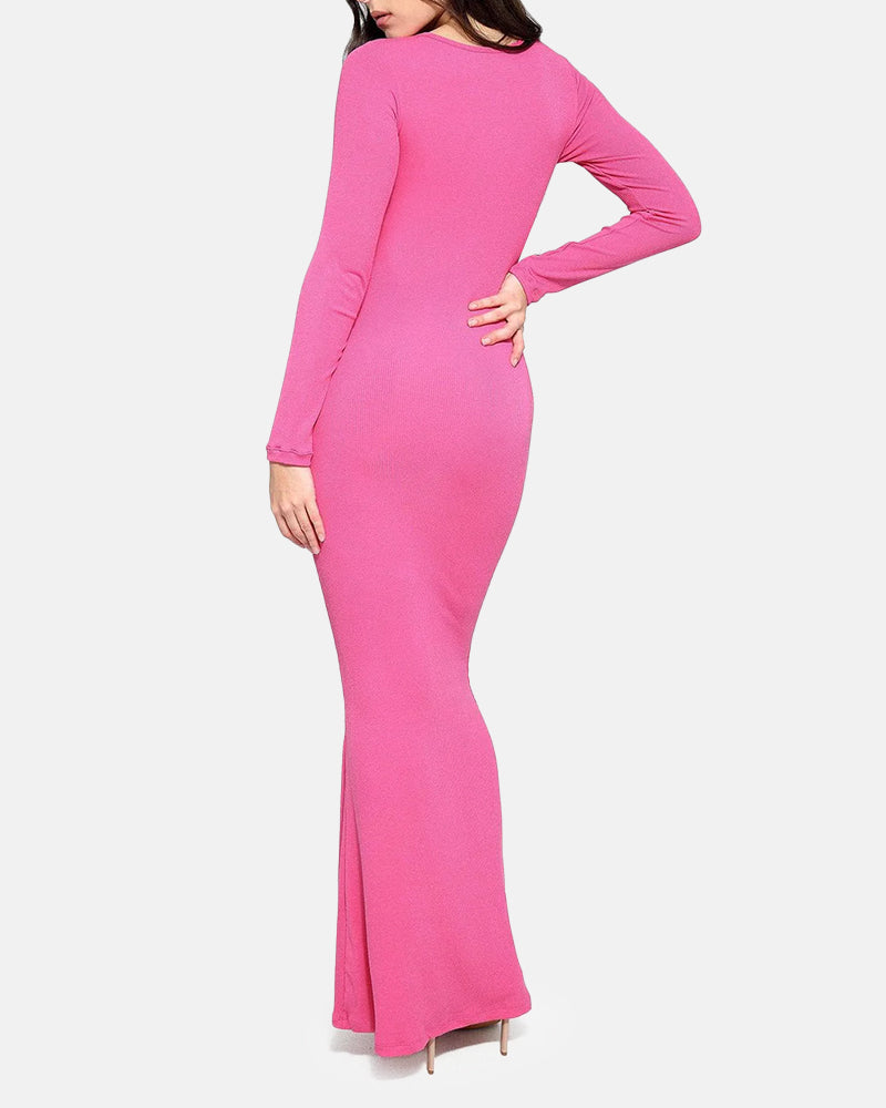 All-in-One Shapewear Dress with Built-In Bra