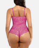 Lace Shapewear Thong Tummy Control Bodysuit