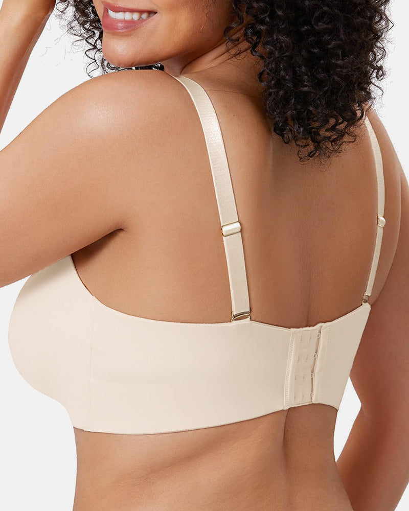 Full Support Non-Slip Strapless Minimizer Bra
