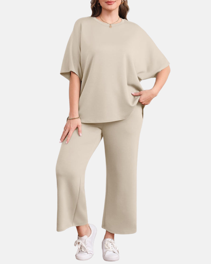 Conjunto de Salón Relax AERIA™ – Edición Pantalones de Pierna Ancha