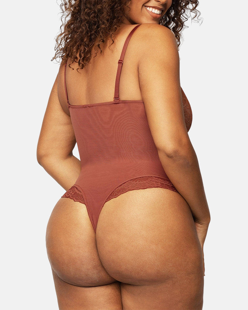 Built-In Shapewear Lace Bodysuit Or Jumpsuit Or Dress
