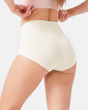 Braguitas de control de abdomen de cintura alta sin costuras de seda helada