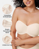 Full Support Non-Slip Strapless Minimizer Bra