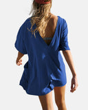 Women’s Loose-Fitting Casual Jumpsuit